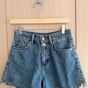 ONLY Women's Blue Denim Shorts